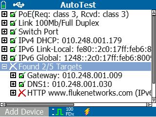 LinkRunner ™ AT Network Auto-Tester