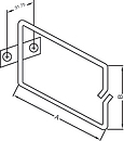 Produkt Atrack vyvazovací háček EPCM2 40x40mm - Atrack - 19" příslušenství