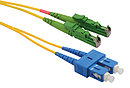 Produkt Patch kabel 9/125 E2000apc/SCupc SM OS 1m duplex SXPC-E2000/SC-APC/UPC-OS-1M-D - Solarix - Patch kabely