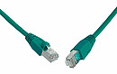Produkt Patch kabel CAT5E SFTP PVC 1m zelený snag-proof C5E-315GR-1MB - Solarix - Patch kabely