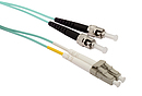 Produkt Patch kabel Solraix 50/125 LCupc/STupc MM OM3 1m duplex SXPC-LC/ST-UPC-OM3-1M-D - Solarix - Patch kabely