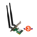 Produkt Tenda E30 Wireless-AX PCIe Adapter AX3000, Wi-Fi 6, Bluetooth 5.0, WPA3 - Tenda - Wi-Fi adaptéry