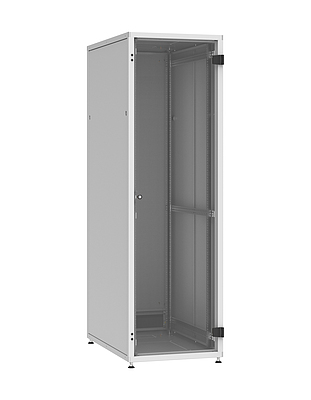 Produkt RozvadÄÄ LC-50 42U, 600x1000 RAL 7035, sklenÄnÃ© dveÅe - Solarix - StojanovÃ© 19"