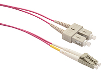 Produkt Patch kabel 50/125 LCupc/SCupc MM OM4 1m duplex SXPC-LC/SC-UPC-OM4-1M-D - Solarix - Patch kabely