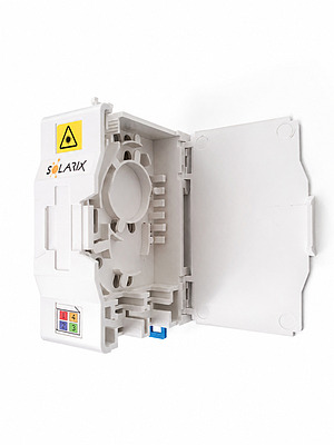Produkt Optický box na DIN lištu pro 4 vlákna SXOB-SC-DIN-4 - Solarix - Management vláken