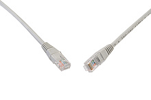 Produkt Patch kabel CAT5E UTP PVC 0,5m šedý non-snag-proof C5E-155GY-0,5MB - Solarix - Patch kabely