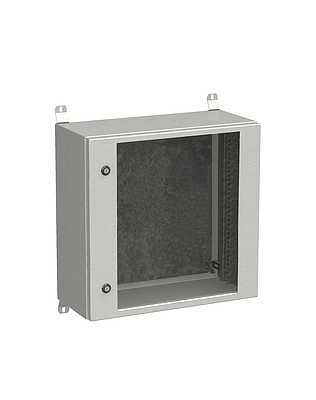 Produkt RozvadeÄ nÃ¡stÄnnÃ½ venkovnÃ­ LC-20 12U 600x300 prosklenÃ© dveÅe 2x1bodovÃ½ zÃ¡mek LC-20-12U-63-11-G - Solarix - VenkovnÃ­ s vyÅ¡Å¡Ã­m IP