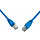 Produkt Patch kabel CAT5E SFTP PVC 0,5m modrý snag-proof C5E-315BU-0,5MB - Solarix - Patch kabely