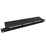 Produkt 19" patch panel Solarix 24 x RJ45 CAT5E STP 1U SX24-5E-STP-BK-N - Solarix - Patch panely