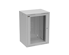 Produkt Rozvaděč nástěnný GrandN DUO 16U 450mm, dveře sklo, RAL 7035, GrandND-16U-645-11-G - Solarix - Nástěnné 19"