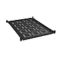 Produkt Police 19" 1U 650mm pevná BK úchyt na přední i zadní lišty UP-16-B - Solarix - 19" příslušenství