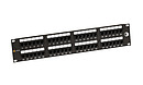 Produkt 19" patch panel Solarix 48 x RJ45 CAT6 UTP 350 MHz černý 2U SX48-6-UTP-BK - Solarix - Patch panely