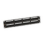 Produkt 19" patch panel Solarix 48 x RJ45 CAT6 UTP 350 MHz černý 2U SX48-6-UTP-BK - Solarix - Patch panely