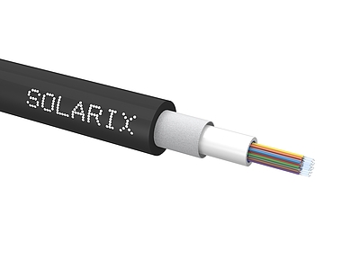 Produkt UniverzÃ¡lnÃ­ kabel CLT Solarix 24vl 50/125 LSOH E<sub>ca</sub> OM3 ÄernÃ½ SXKO-CLT-24-OM3-LSOH - Solarix - Kabel optickÃ½