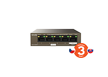 Produkt Tenda TEG1105PD 5port PD Gigabit Switch,1x PoE In, 4x PoE Out 802.3af 10/100/1000Mbps - Tenda - Switche