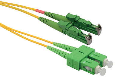 Produkt Patch kabel 9/125 E2000apc/SCapc SM OS 3m duplex SXPC-E2000/SC-APC-OS-3M-D - Solarix - Patch kabely