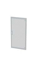 Produkt Dveře plechové s perforací LC-50, 24U, šířky 600, RAL7035, 1-bodový zámek - Solarix - Příslušenství
