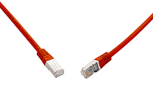 Produkt 10G patch kabel CAT6A SFTP LSOH 0,5m červený non-snag-proof C6A-315RD-0,5MB - Solarix - Patch kabely