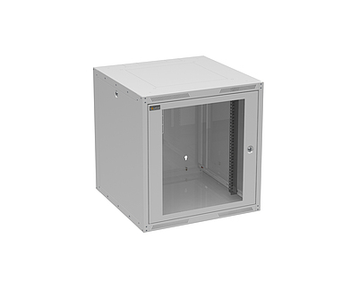 Produkt RozvadÄÄ nÃ¡stÄnnÃ½ GrandN DUO 12U 600mm, dveÅe sklo, RAL 7035, GrandND-12U-66-11-G - Solarix - NÃ¡stÄnnÃ© 19"