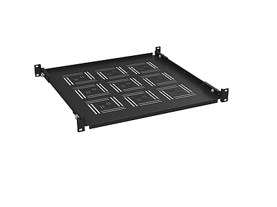 Produkt Police 19" 1U 450mm pevnÃ¡ BK Ãºchyt na pÅednÃ­ i zadnÃ­ liÅ¡ty UP-14-B - Solarix - 19" pÅÃ­sluÅ¡enstvÃ­