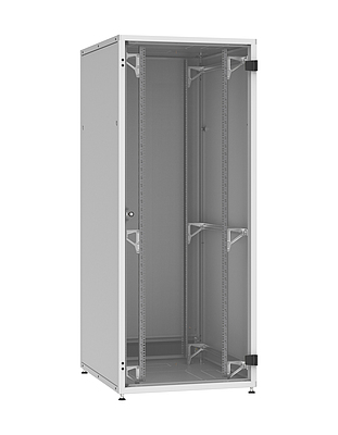 Produkt RozvadÄÄ LC-50 42U, 800x1000 RAL 7035, sklenÄnÃ© dveÅe - Solarix - StojanovÃ© 19"