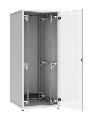 Produkt Rozvaděč LC-50 42U, 800x1000 RAL 7035, skleněné dveře - Solarix - Stojanové 19"
