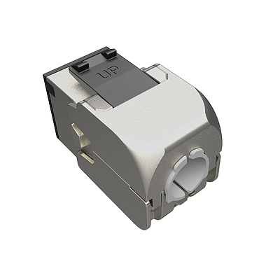 Produkt Samořezný keystone Solarix CAT6 STP SXKJ-6-STP-RAL-SA, RAL FIT moduly, GROUND LOCK - Solarix - Keystony