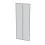 Produkt Dveře plechové s perforací LC-50, 42U, šířky 800, dvoukřídlé RAL7035, 1-b zámek - Solarix - Příslušenství