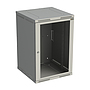 Produkt Rozvaděč nástěnný SENSA 18U 600mm, dveře sklo, RAL 7035, SENSA-18U-66-11-G - Solarix - Nástěnné 19"