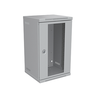 Produkt NÃ¡stÄnnÃ½ rozvadÄÄ 10" 9U RAL 7035 sklenÄnÃ© dveÅe LC-10-9-11-G  - Solarix - NÃ¡stÄnnÃ© 10"