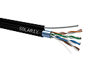 Produkt Instalační kabel Solarix CAT5E FTP PE F<sub>ca</sub> samonosný 305m/cívka SXKD-5E-FTP-PE-SAM - Solarix - Kabely drát