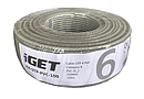 Produkt Síťový kabel iGET CAT6 UTP PVC Eca 100m/box - iGET - Kabely drát
