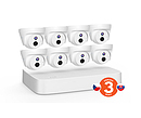 Produkt Tenda K8P-4CR Video Security PoE Kit 4MPx NVR CCTV 8CH + 8x Conch kamera - Tenda - Zabezpečení