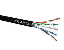 Produkt Instalační kabel Solarix CAT6 UTP PE F<sub>ca</sub> venkovní 500m/cívka SXKD-6-UTP-PE - Solarix - Kabely drát