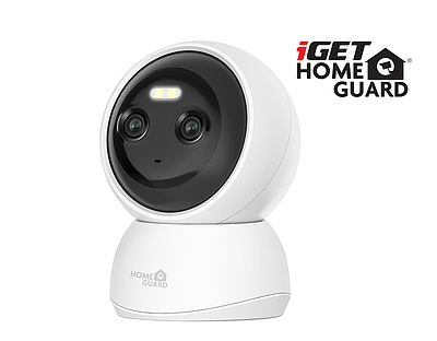 Produkt iGET HOMEGUARD HGWIP222 - vnitřní IP kamera s dvojí optikou, 2K rozlišení, Dual - lens, LED, noční vidění, zvuk,  - iGET - Zabezpečení