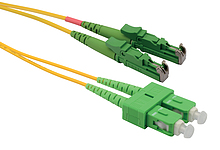 Produkt Patch kabel 9/125 E2000apc/SCapc SM OS 5m duplex SXPC-E2000/SC-APC-OS-5M-D - Solarix - Patch kabely