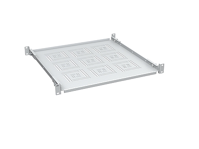 Produkt Police 19" 1U 450mm pevnÃ¡ RAL 7035 Ãºchyt na pÅednÃ­ i zadnÃ­ liÅ¡ty UP-14-G - Solarix - 19" pÅÃ­sluÅ¡enstvÃ­