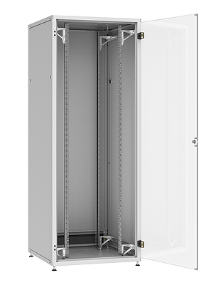 Produkt Rozvaděč LC-50 45U, 800x800 RAL 7035, skleněné dveře - Solarix - Stojanové 19"