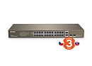 Produkt Tenda TEF1026F 24xRJ45 10/100Mbps + 2x Combo 1Gbps, VLAN, Rackmount, Fanless - Tenda - Switche