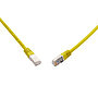 Produkt 10G patch kabel CAT6A SFTP LSOH 20m žlutý non-snag-proof C6A-315YE-20MB - Solarix - Patch kabely
