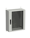 Produkt Rozvadeč nástěnný venkovní LC-20 15U 600x300 prosklené dveře 3bodový zámek LC-20-15U-63-12-G - Solarix - Venkovní s vyšším IP
