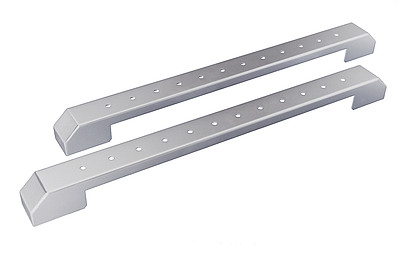 Produkt Sada soklů k výstavnímu rámu, RAL 7035 šedý (2ks) VR-SOK-G - Solarix - Otevřené rámy 19"