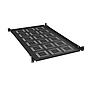 Produkt Police 19" 1U 750mm pevná BK úchyt na přední i zadní lišty UP-17-B - Solarix - 19" příslušenství