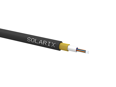 Produkt ZafukovacÃ­ kabel MINI Solarix 08vl 9/125 HDPE Fca ÄernÃ½ SXKO-MINI-8-OS-HDPE - Solarix - Kabel optickÃ½