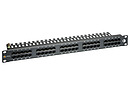 Produkt ISDN panel Solarix 50 x RJ45 černý 1U SX50-ISDN-BK - Solarix - Patch panely