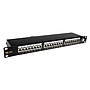 Produkt 19" patch panel Solarix 24 x RJ45 CAT6 STP černý 1U SX24-6-STP-BK - Solarix - Patch panely