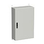 Produkt Rozvadeč nástěnný venkovní LC-20 21U 600x300 plechové dveře 3bodový zámek LC-20-21U-63-22-G - Solarix - Venkovní s vyšším IP