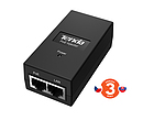 Produkt Tenda POE15F Fast Ethernet Power Injector, 15.4 W, 10/100Mb/s, 802.3af, 48 V - Tenda - PoE injektory