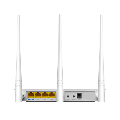Produkt Tenda F3 (F303) Wireless-N Router 802.11b/g/n, 300Mbps, 1x WAN, 3x LAN, 3x Ext. Ant. - Tenda - Wi-Fi routery