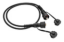 Produkt Průmyslový patch kabel Solarix CAT6 FTP 1m černý IP67 C6-IN-315BK-1MB - Solarix - Patch kabely